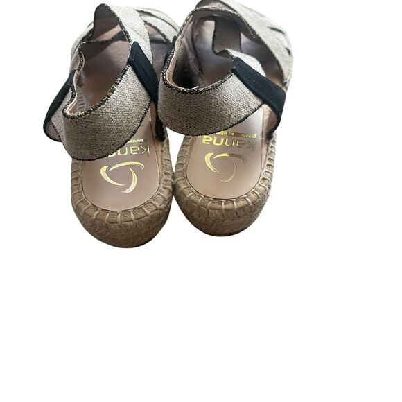 Kanna‎ Women's Size EUR 40 US 9 Made in spain Espadrille Strappy Slip On Sandals - Picture 5 of 8